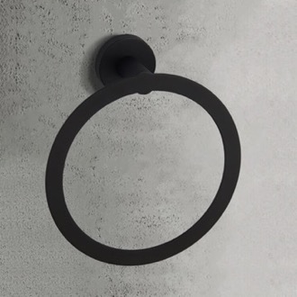 Towel Ring Modern Matte Black Towel Ring Nameeks NCB105